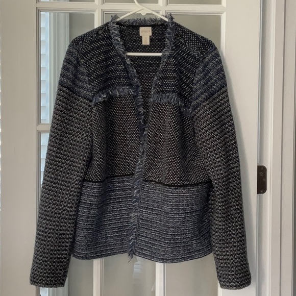 Chico’s woven open jacket 3 - Picture 1 of 6